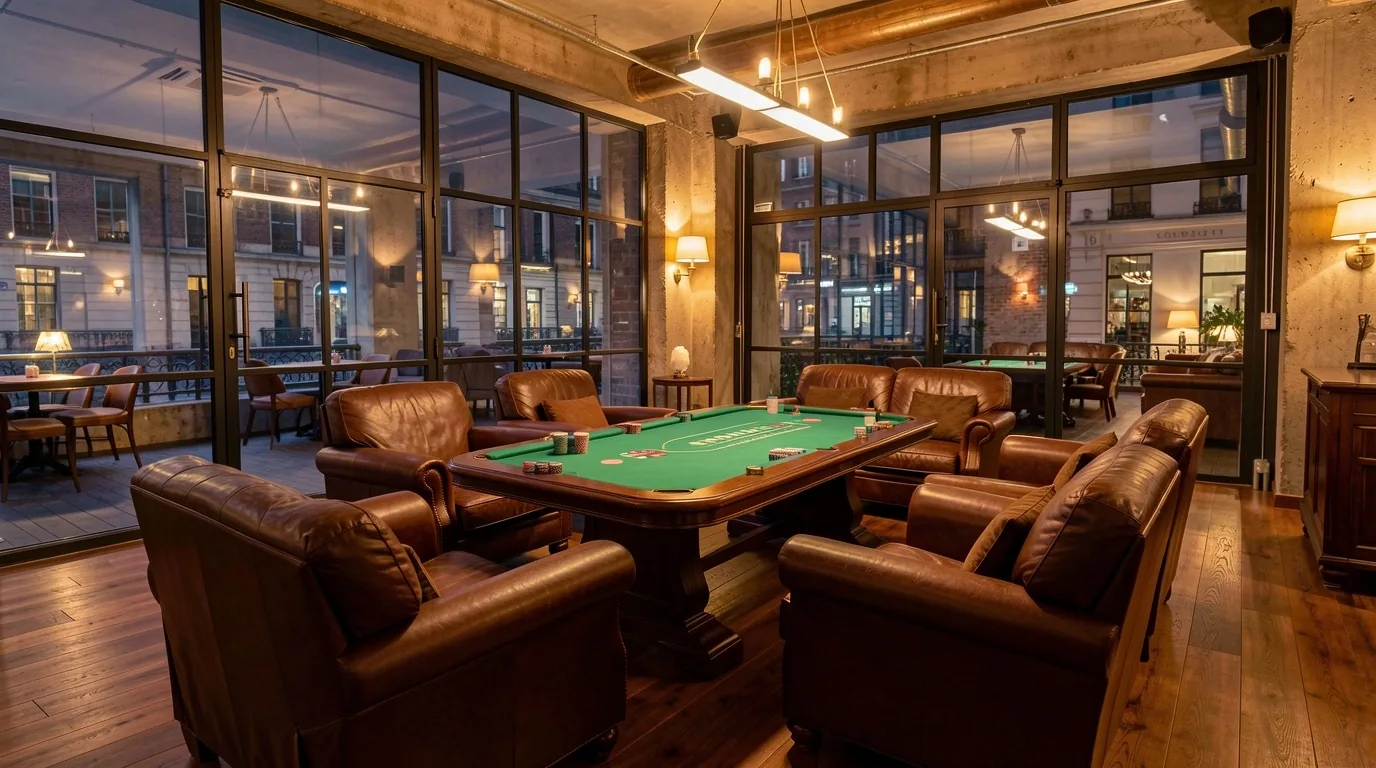 Salon Riivage - Salle des tournois de poker d'affaires et espace lounge à Lille