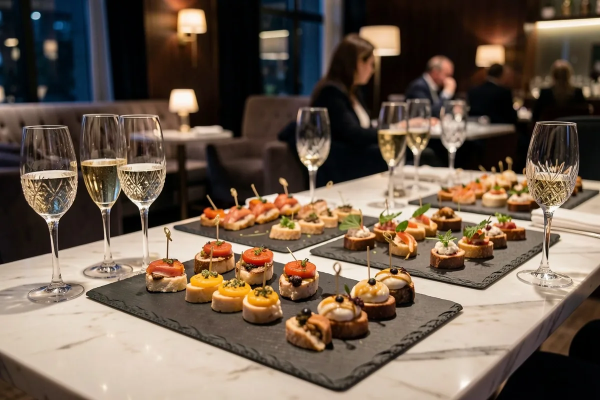Service de restauration pour événements d'entreprise au Salon Riivage